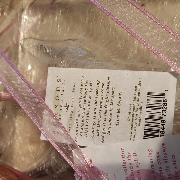 Seasons of Cannon Falls Serenity Angel Courage Design NEW 2005 - Picture 5 of 5